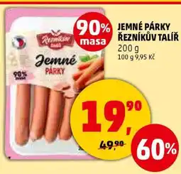 Penny Market JEMNÉ PÁRKY ŘEZNÍKŮV TALÍŘ nabídka