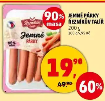 Penny Market JEMNÉ PÁRKY ŘEZNÍKŮV TALÍŘ nabídka