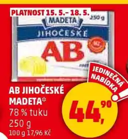 Penny Market AB Jihočeské Madeta nabídka