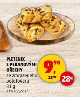 Penny Market Pletenec s pekanovými ořechy nabídka