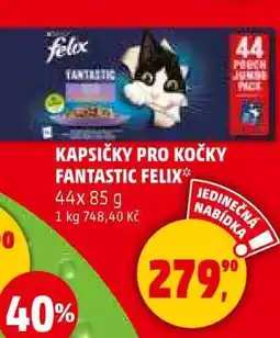 Penny Market KAPSIČKY PRO KOČKY FANTASTIC FELIX nabídka