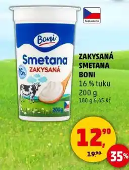 Penny Market ZAKYSANÁ SMETANA BONI nabídka