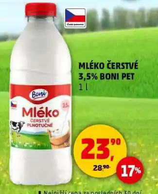 Penny Market Mléko čerstvé 3,5% Boni PET nabídka