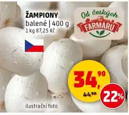 Penny Market Žampiony balené nabídka