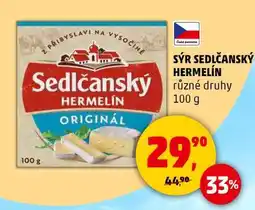 Penny Market SÝR SEDLČANSKÝ HERMELÍN nabídka