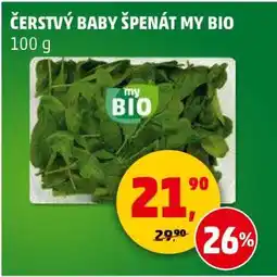 Penny Market ČERSTVÝ BABY ŠPENÁT MY BIO nabídka