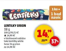 Penny Market LENTILKY ORION nabídka