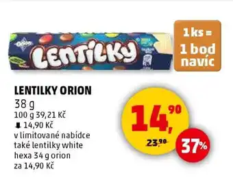 Penny Market LENTILKY ORION nabídka