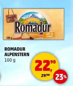 Penny Market ROMADUR ALPENSTERN nabídka