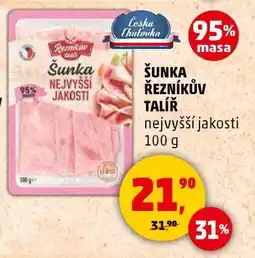 Penny Market ŠUNKA ŘEZNÍKŮV TALÍŘ nabídka
