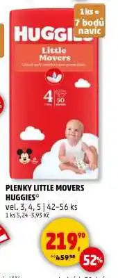 Penny Market Plenky Little Movers Huggies nabídka