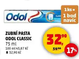 Penny Market ZUBNÍ PASTA ODOL CLASSIC nabídka