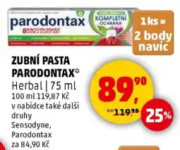 Penny Market Zubní pasta Parodontax nabídka