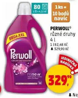 Penny Market PERWOLL různé druhy nabídka