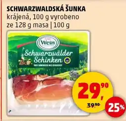 Penny Market SCHWARZWALDSKÁ ŠUNKA nabídka