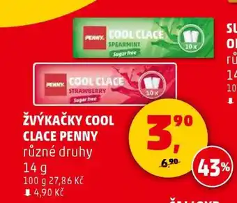 Penny Market ŽVÝKAČKY COOL CLACE PENNY nabídka