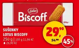 Penny Market SUŠENKY LOTUS BISCOFF nabídka