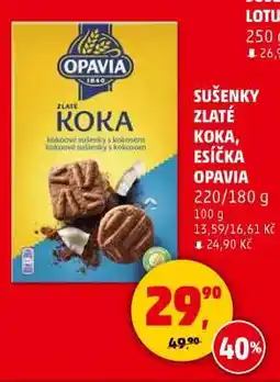 Penny Market SUŠENKY ZLATÉ KOKA, ESIČKA OPAVIA nabídka