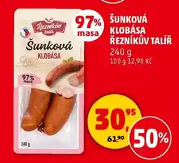 Penny Market ŠUNKOVÁ KLOBÁSA ŘEZNÍKŮV TALÍŘ nabídka