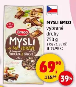 Penny Market MYSLI EMCO vybrané druhy nabídka