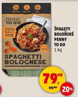 Penny Market Špagety boloňské Penny To Go nabídka