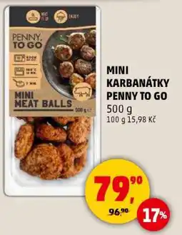 Penny Market Mini karbanátky Penny To Go nabídka