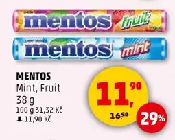 Penny Market MENTOS Mint, Fruit nabídka