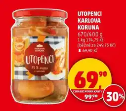 Penny Market UTOPENCI KARLOVA KORUNA nabídka