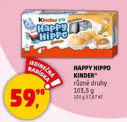 Penny Market HAPPY HIPPO KINDER nabídka