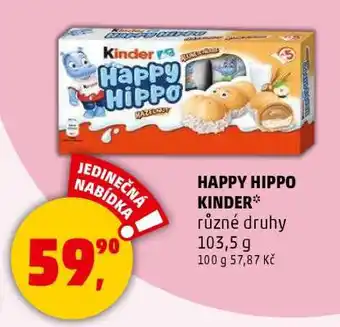 Penny Market HAPPY HIPPO KINDER nabídka