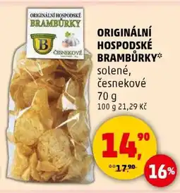 Penny Market Originální hospodské brambůrky nabídka