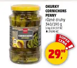 Penny Market OKURKY CORNICHONS PENNY nabídka