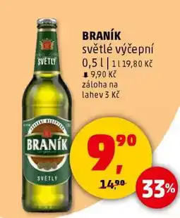 Penny Market BRANÍK světlé výčepní 0,5 l nabídka