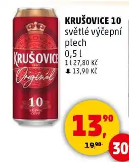 Penny Market KRUŠOVICE 10 světlé výčepní plech nabídka