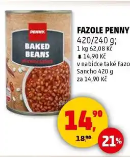 Penny Market FAZOLE PENNY nabídka