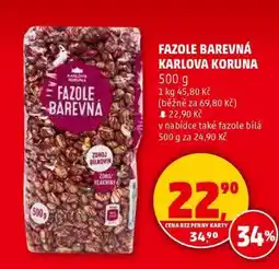 Penny Market FAZOLE BAREVNÁ KARLOVA KORUNA nabídka
