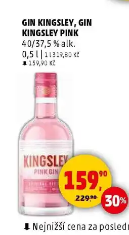 Penny Market GIN KINGSLEY, GIN KINGSLEY PINK nabídka