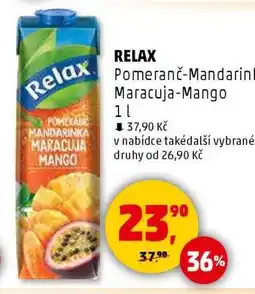 Penny Market RELAX pomeranč-mandarinka-maracuja- mango nabídka