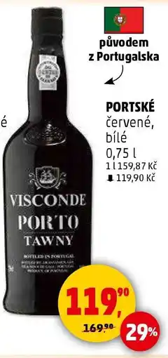 Penny Market Visconde Porto Tawny nabídka