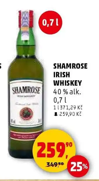 Penny Market SHAMROSE IRISH WHISKEY nabídka