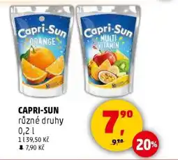 Penny Market Capri-Sun různé druhy nabídka