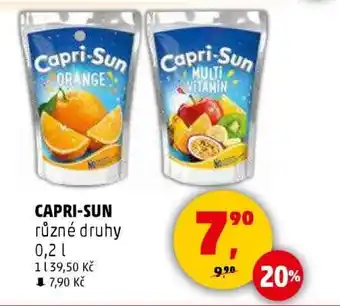 Penny Market Capri-Sun různé druhy nabídka