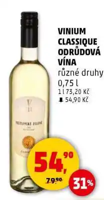 Penny Market Vinium Classique Odrůdová Vína nabídka