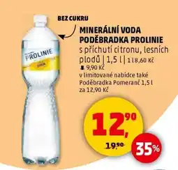 Penny Market MINERÁLNÍ VODA PODĚBRADKA PROLINIE nabídka