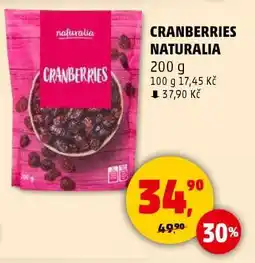 Penny Market CRANBERRIES NATURALIA nabídka