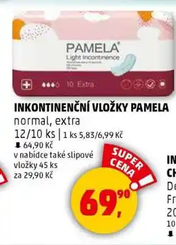 Penny Market INKONTINENČNÍ VLOŽKY PAMELA nabídka