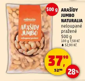 Penny Market ARAŠÍDY JUMBO NATURALIA nabídka