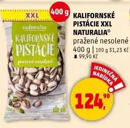 Penny Market KALIFORNSKÉ PISTÁCIE XXL NATURALIA nabídka