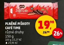 Penny Market Plněné piškoty Café Time nabídka