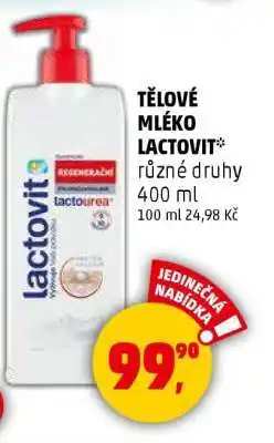 Penny Market TĚLOVÉ MLÉKO LACTOVIT nabídka